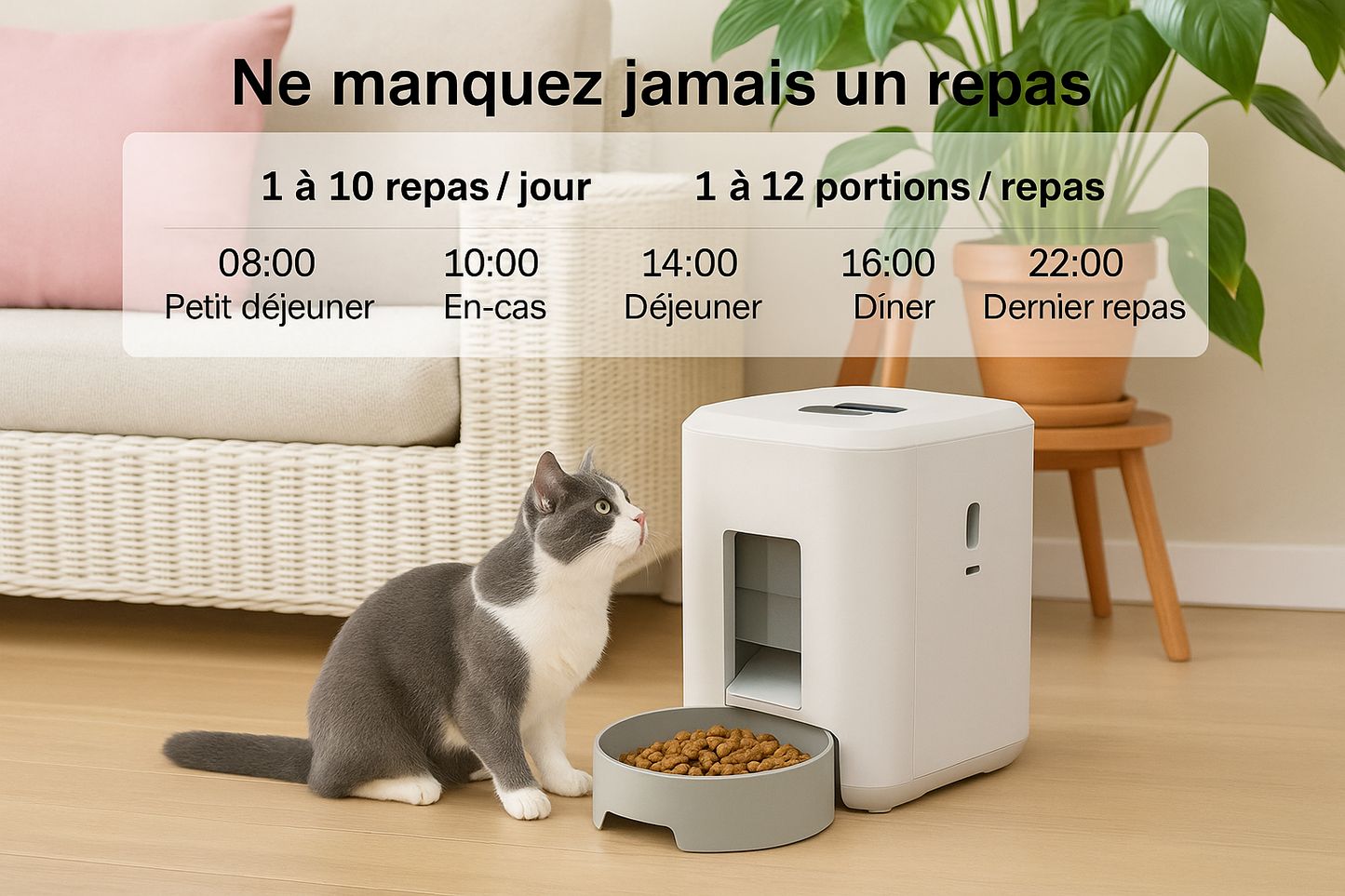 Mangeoire intelligente Drevuna â Nourrissez vos animaux en toute simplicitĂ©