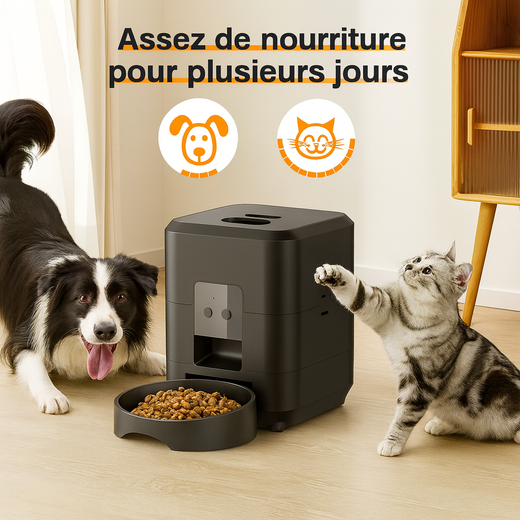 Mangeoire intelligente Drevuna â Nourrissez vos animaux en toute simplicitĂ©