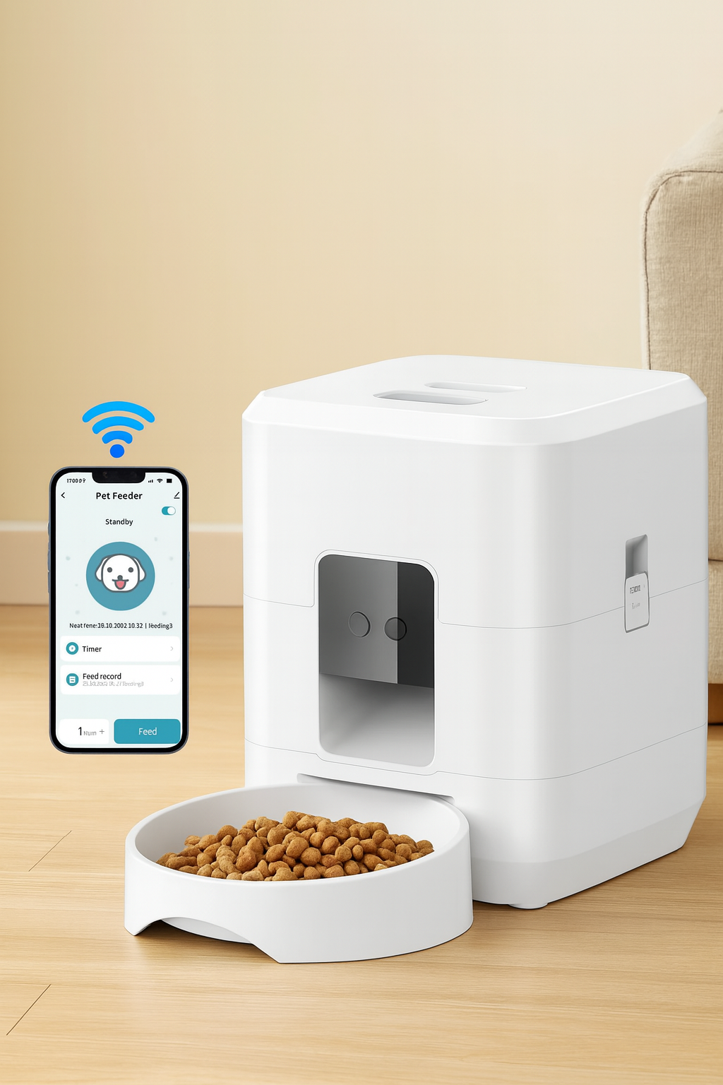 Mangeoire intelligente Drevuna – Nourrissez vos animaux en toute simplicité